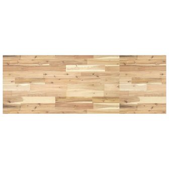Bureaublad 160x50x2 cm onbehandeld massief acaciahout 1