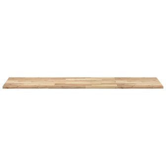 Bureaublad 160x50x2 cm onbehandeld massief acaciahout 3