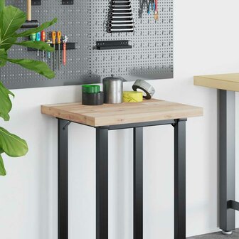 Bureaublad 60x50x4 cm onbehandeld massief acaciahout 3