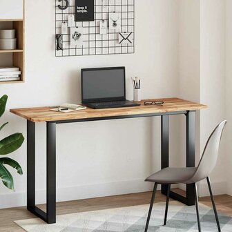 Bureaublad met olieafwerking 120x50x2 cm massief acaciahout 2