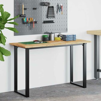 Bureaublad met olieafwerking 160x50x2 cm massief acaciahout 3