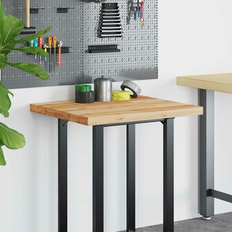 Bureaublad met olieafwerking 80x60x4 cm massief acaciahout 3