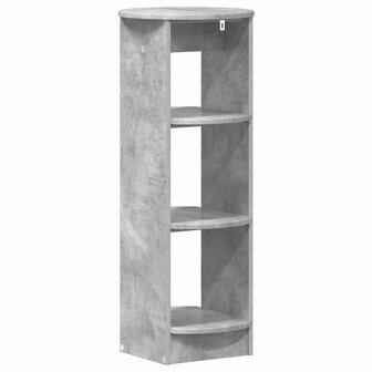 Bijzetkast Beton Grijs 40 x 40 x 100 cm Geconstrueerd hout 5