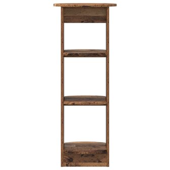 Bijzetkast Oudhout 40 x 40 x 100 cm Geconstrueerd hout 3