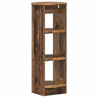 Bijzetkast Oudhout 40 x 40 x 100 cm Geconstrueerd hout 5