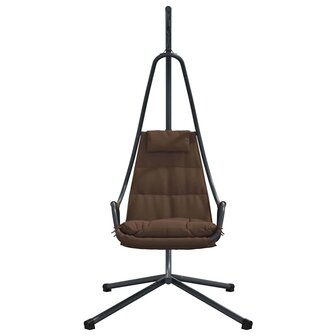 Egg hangstoel Koffiebruin 94 x 107 x 196,5 cm Staal 5