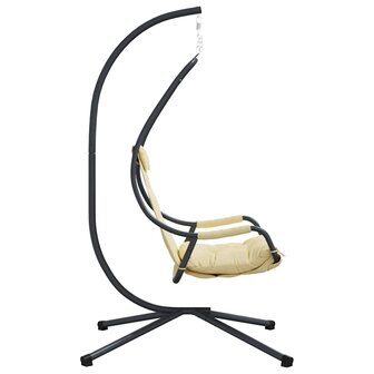 Egg hangstoel Beige 94 x 107 x 196,5 cm Staal 6