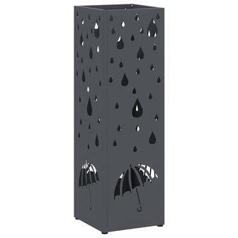 Paraplustandaard Antraciet 15,5 x 15,5 x 49 cm Metaal 2