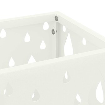 Paraplustandaard met opslag Wit 15,5 x 15,5 x 49 cm Metaal 5