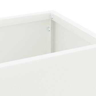 Paraplustandaard met opslag Wit 15,5 x 15,5 x 49 cm Metaal 5