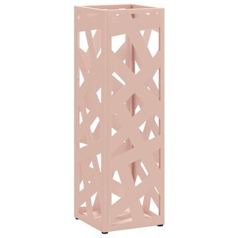 Paraplustandaard met opslag Roze 15,5 x 15,5 x 49 cm Metaal 2