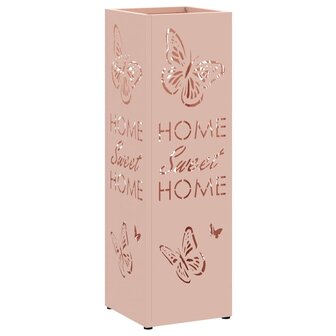 Paraplustandaard met opslag Roze 15,5 x 15,5 x 49 cm Metaal 2
