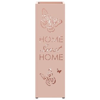 Paraplustandaard met opslag Roze 15,5 x 15,5 x 49 cm Metaal 4