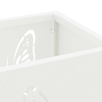 Paraplustandaard met opslag Wit 15,5 x 15,5 x 49 cm Metaal 5