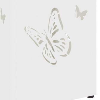 Paraplustandaard met opslag Wit 15,5 x 15,5 x 49 cm Metaal 6
