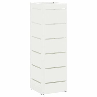 Paraplustandaard met opslag Wit 15,5 x 15,5 x 49 cm Staal 2