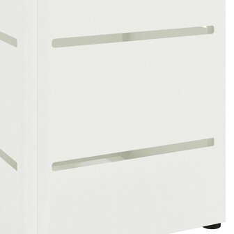 Paraplustandaard met opslag Wit 15,5 x 15,5 x 49 cm Staal 6