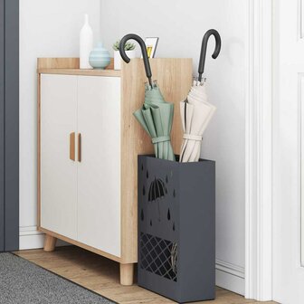 Paraplustandaard Antraciet 28 x 12 x 41 cm Staal 3