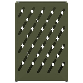 Paraplustandaard Olijfgroen 28 x 12 x 41 cm Staal 4