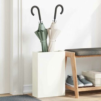 Paraplustandaard Wit 28 x 12 x 41 cm Staal 1