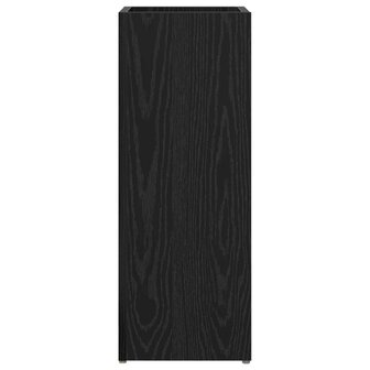 Paraplustandaard Zwart Eiken 25 x 24,5 x 64 cm Bewerkt hout 6