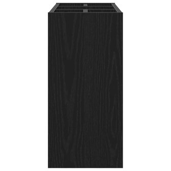 Paraplustandaard Zwart Eiken 65 x 24 x 50 cm Bewerkt hout 6