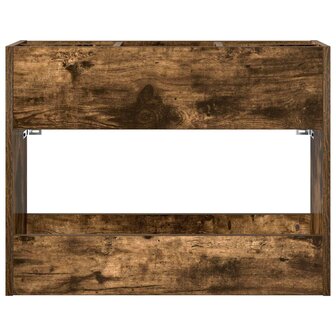 Paraplustandaard Gerookt eiken 65 x 24 x 50 cm Bewerkt hout 5