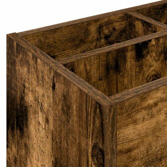Paraplustandaard Gerookt eiken 65 x 24 x 50 cm Bewerkt hout 8