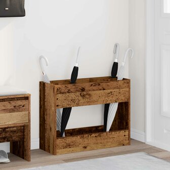 Paraplustandaard Oudhout 65 x 24 x 50 cm Bewerkt hout 1