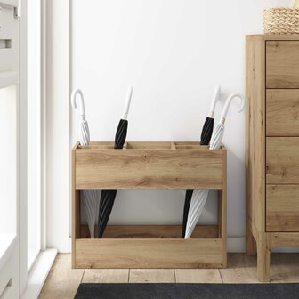 Paraplustandaard Artisan Eiken 65 x 24 x 50 cm Bewerkt hout 4