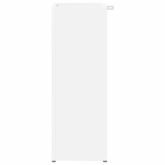 Paraplustandaard met opslag Wit 20 x 20 x 55,5 cm Bewerkt hout 5