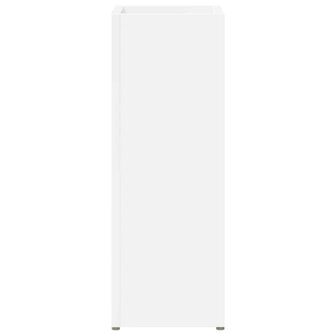 Paraplustandaard met opslag Wit 20 x 20 x 55,5 cm Bewerkt hout 6