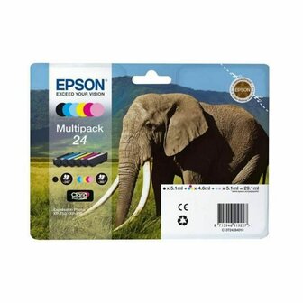 Originele inktcartridge Epson Multipack 24 Geel Zwart Cyaan Magenta 1