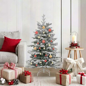 Kerstbal Set 40 pcs Goud en Rood Kunststof 1