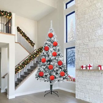 Kerstbal Set XXL 3 pcs Rood Kunststof 1