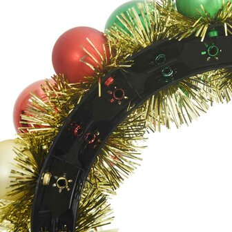 Kerstbal Kransen 2 pcs Multikleur 33 x 33 x 7 cm Polystyreen 7