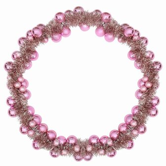 Kerstbal Guirlande Roze 186 cm Polystyreen 5