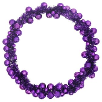 Kerstbal Guirlande Lila 186 cm Polystyreen 5