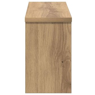 Wandgemonteerde kapstok met plank Artisan Eiken 50 x 16 x 26 cm 6
