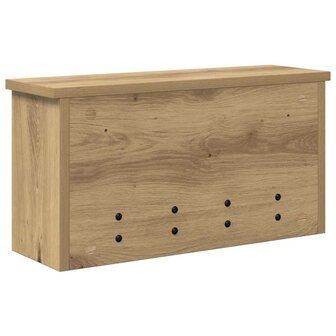 Wandgemonteerde kapstok met plank Artisan Eiken 50 x 16 x 26 cm 7