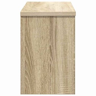 Wandgemonteerde kapstok met plank Sonoma Eiken 50 x 20 x 30 cm 7