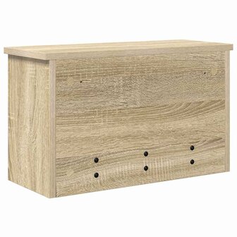 Wandgemonteerde kapstok met plank Sonoma Eiken 50 x 20 x 30 cm 8