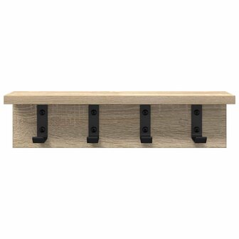 Wandgemonteerde kapstok Sonoma Eiken 40 x 10,5 x 10,5 cm 5