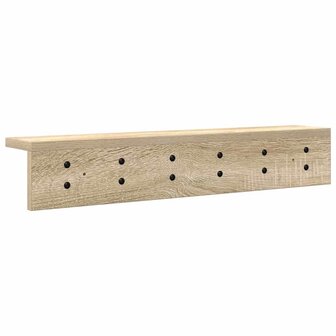 Wandgemonteerde kapstok Sonoma Eiken 60 x 10,5 x 10,5 cm 7