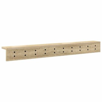 Wandgemonteerde kapstok Sonoma Eiken 100 x 10,5 x 10,5 cm 7