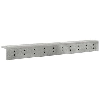 Wandgemonteerde kapstok Beton Grijs 100 x 10,5 x 10,5 cm 7