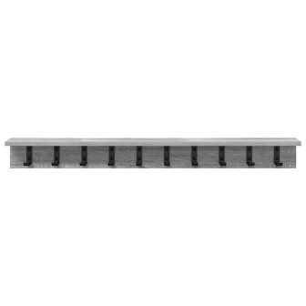 Wandgemonteerde kapstok Grijs Sonoma 100 x 10,5 x 10,5 cm 5