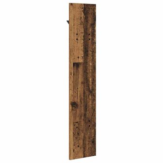 Wandgemonteerde kapstok Oudhout 20 x 1,5 x 100 cm Bewerkt hout 7