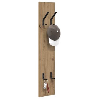 Wandgemonteerde kapstok Artisan Eiken 20 x 1,5 x 100 cm 3