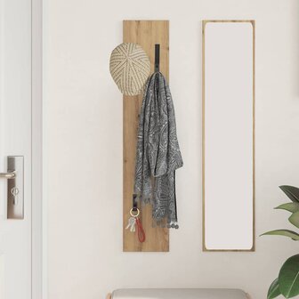Wandgemonteerde kapstok Artisan Eiken 20 x 1,5 x 100 cm 4